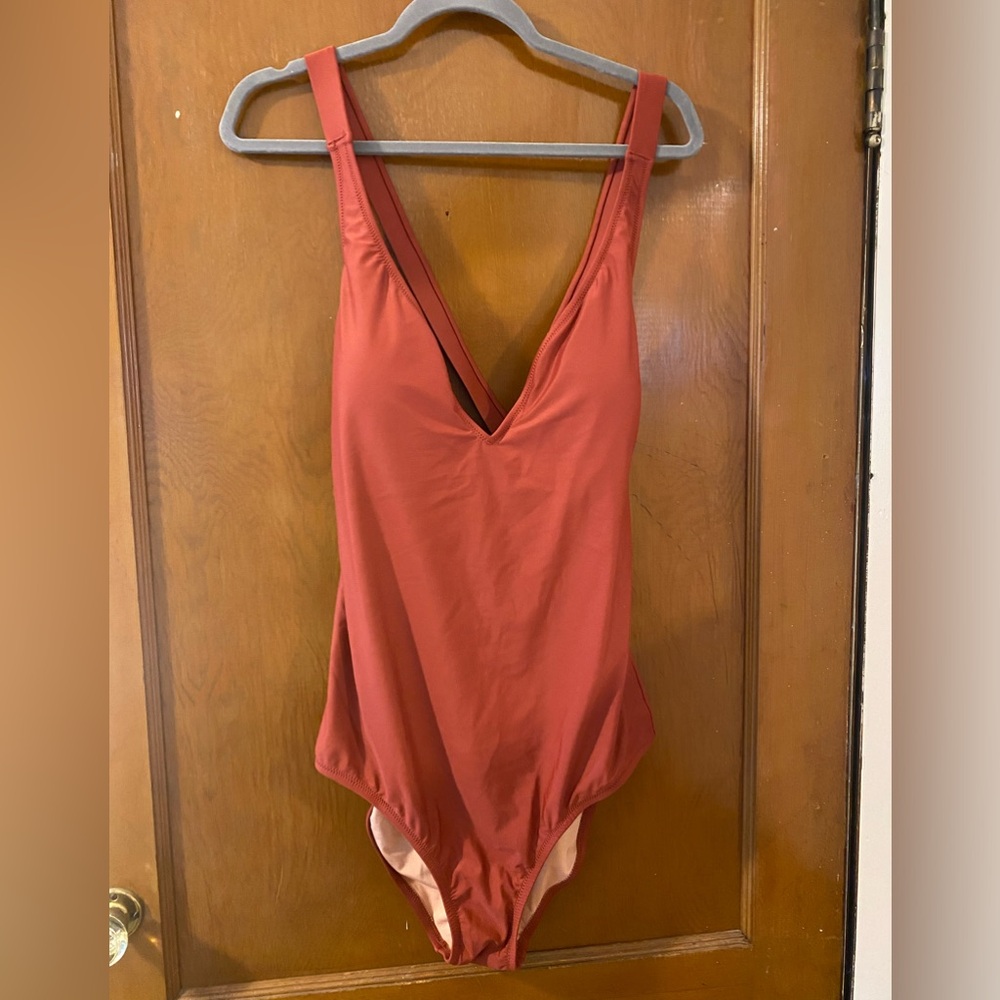 J.Crew v-neck one piece swimsuit